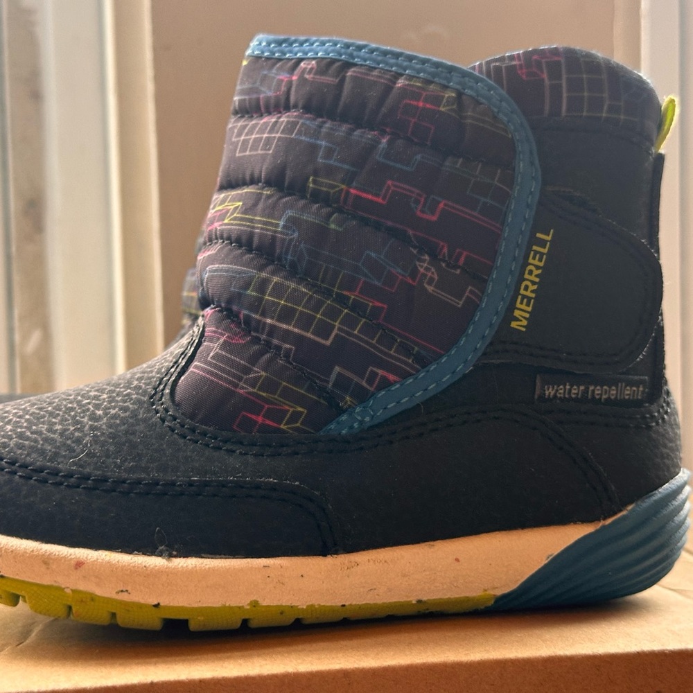 Merrell Toddler Snow Boots - Black and Blue